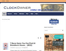 Tablet Screenshot of clockowner.com